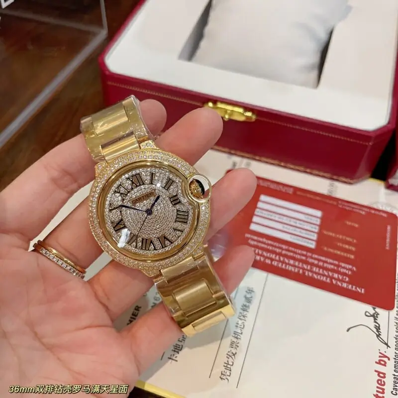 cartier aaa qualite montres in gold pour femme s_12224532